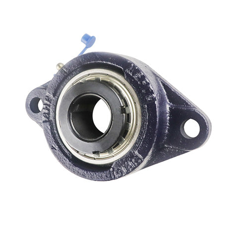 RHP MSF1030K Metric Four Bolt Square Cast Iron Flange Housing and 25mm Bore Taper Sleeve Insert