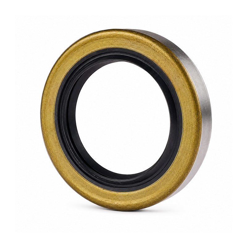 1.25x1.87x0.25 inch Metal Cased Nitrile Rubber Rotary Shaft Oil Seal Springless Design VB Style