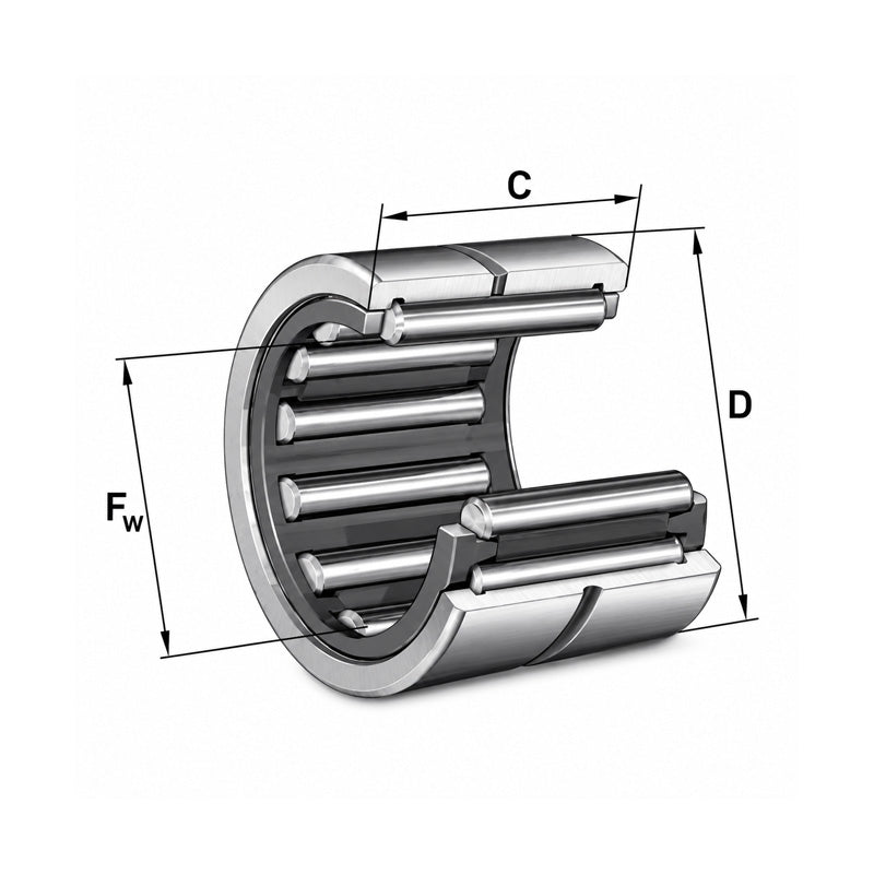 INA NA4901 Machined Needle Roller Bearing 12x24x13mm - Allow 1-2 Days - Contact Us For Faster Delivery