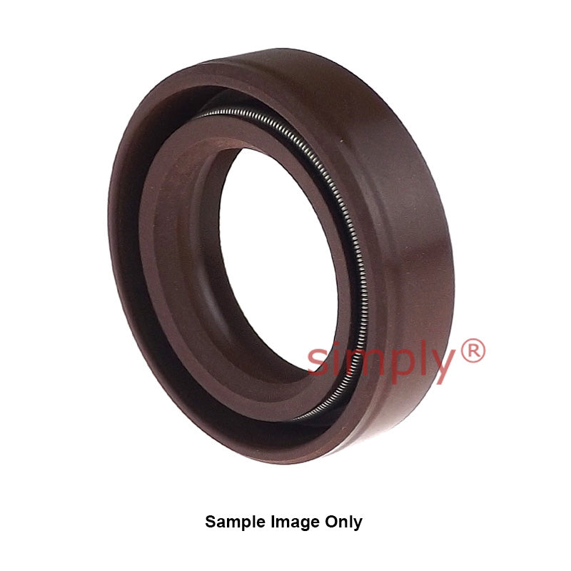 NAK 20x28x4mm FKM Rubber Double Lip Rotary Shaft Oil Seal with Stainless Spring TC