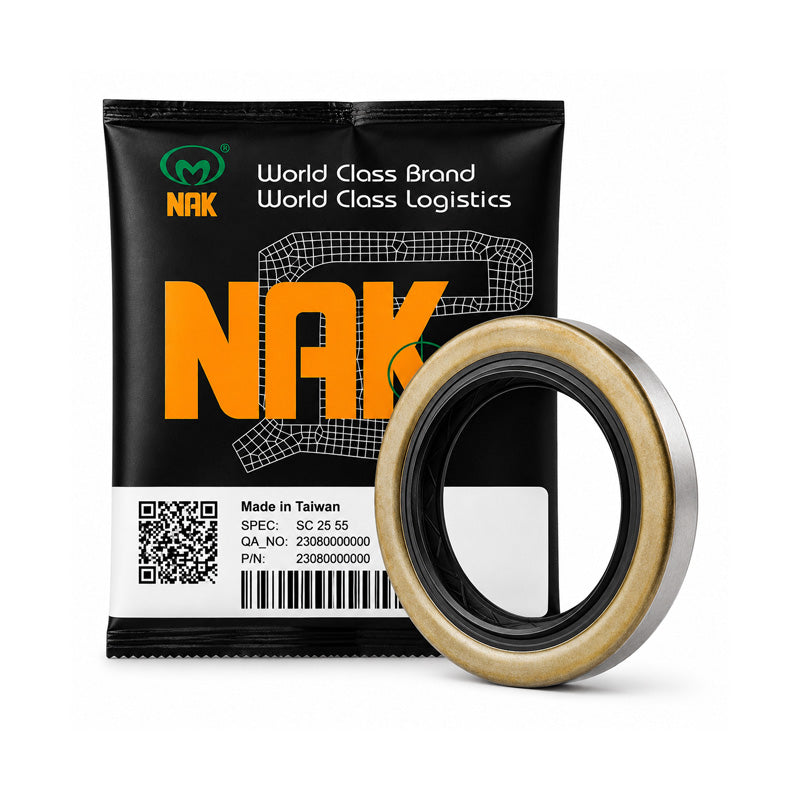 NAK 90x120x13mm Metal Cased Nitrile Rubber Additional Inner Case Single Lip Rotary Shaft Oil Seal with Garter Spring SA - Allow 7-10 Days