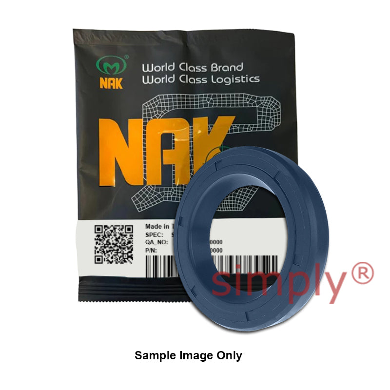 NAK 8x22x7/7.5mm HIGH PRESSURE Blue Nitrile Rubber Double Lip Rotary Shaft Oil Seal with Extra Internal Sealing Profile with Garter Spring TCN11