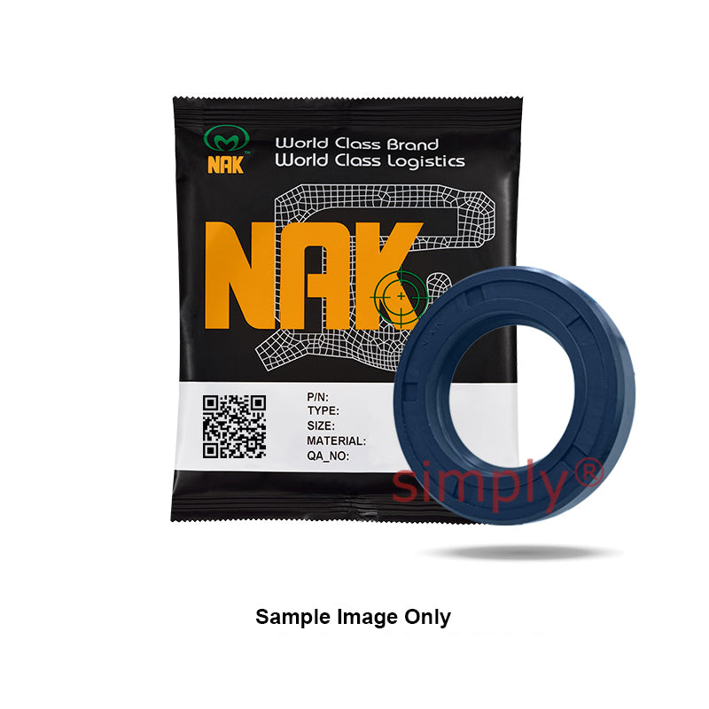 NAK 16x28x7mm Blue Nitrile Rubber Single Lip Rotary Shaft Oil Seal with Garter Spring SC - Allow 7-10 Days
