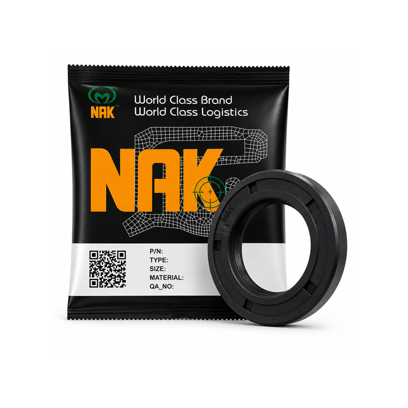 NAK 14x24x10mm Nitrile Rubber Single Lip Rotary Shaft Oil Seal with Garter Spring SC - Allow 7-10 Days
