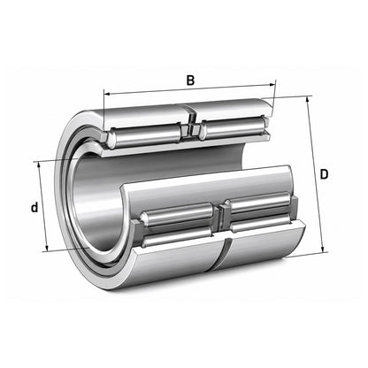 INA NKI15/16-C3 Machined Needle Roller Bearing 15x27x16mm - Allow 1-2 Days - Contact Us For Faster Delivery