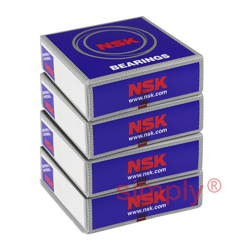 NSK 7024CTRDBDLP3 Super Precision Angular Contact Spindle Bearing 120x180x28mm (Set of 4)