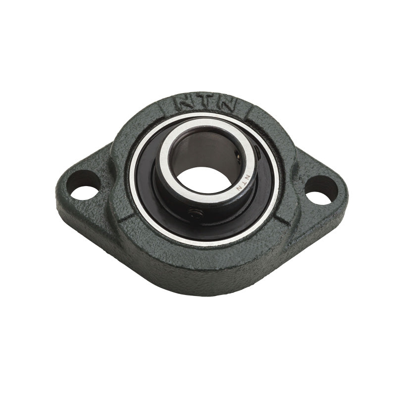 NTN M-ASFD206-104 Imperial Two Bolt Oval Cast Iron Flange Housing with 1-1/4 inch Bore Insert - Allow 2-3 Days