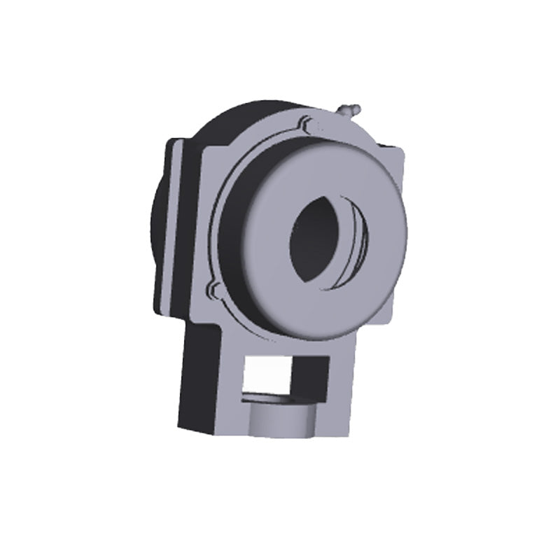 NTN M-S-UCT205-100D1 Imperial Cast Iron Take Up Unit with 1 inch Bore Bearing Unit with Steel Plate Cover - Open Version - Allow 2-3 Days