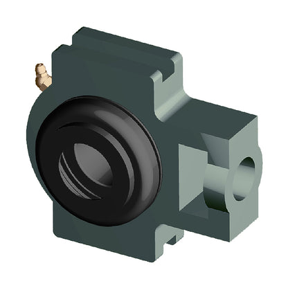 NTN SM-UCT210-114D1 Imperial Cast Iron Take Up Unit with 1-7/8 inch Bore Bearing Unit with Steel Plate Cover - Closed Version - Allow 2-3 Days