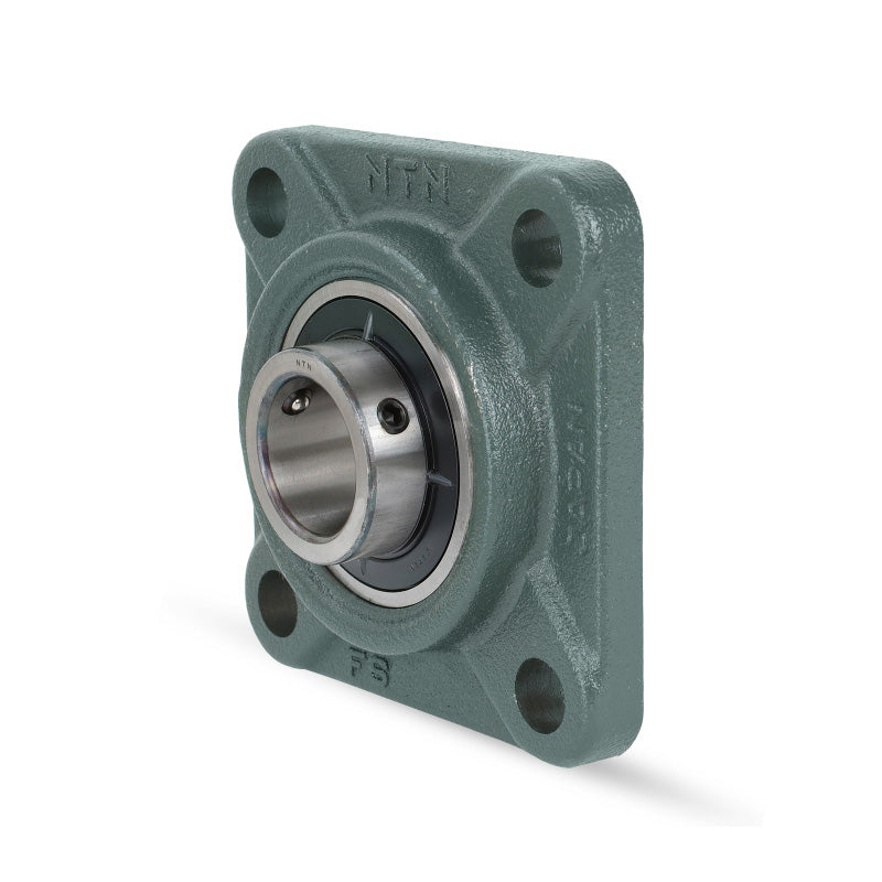 NTN UCFS305-014D1 Imperial Four Bolt Square Cast Iron Flange Housing with 7/8 inch Bore Insert - Allow 2-3 Days