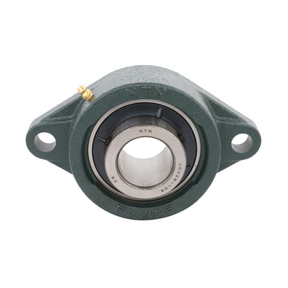 NTN UCFL212D1 Metric Two Bolt Oval Cast Iron Flange Housing with 60mm Bore Insert