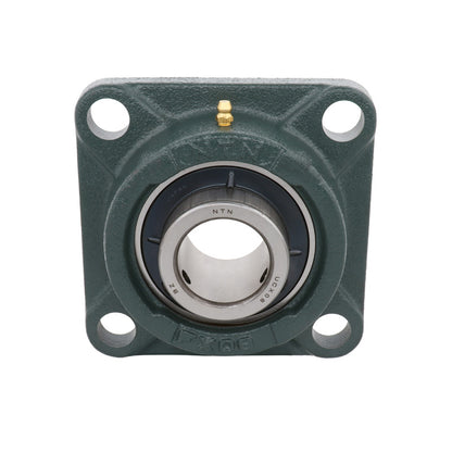 NTN UCFX13D1 Metric Four Bolt Square Cast Iron Flange Housing with 65mm Bore Insert - Allow 2-3 Days