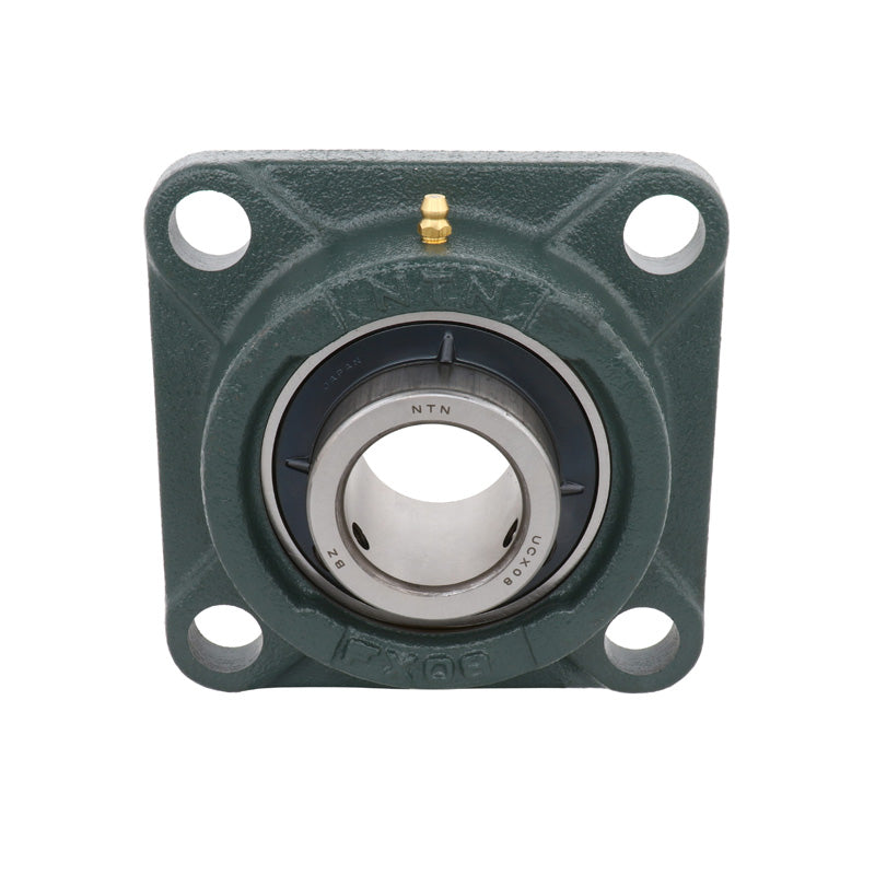 NTN UCFX06-103D1 Imperial Four Bolt Square Cast Iron Flange Housing with 1-3/16 inch Bore Insert - Allow 2-3 Days