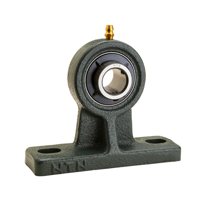 NTN UCHP210-113D1 Imperial Cast Iron High Centre Height Two Bolt Pillow / Plummer Block Housing with 1-13/16 inch Bore Insert - Allow 2-3 Days