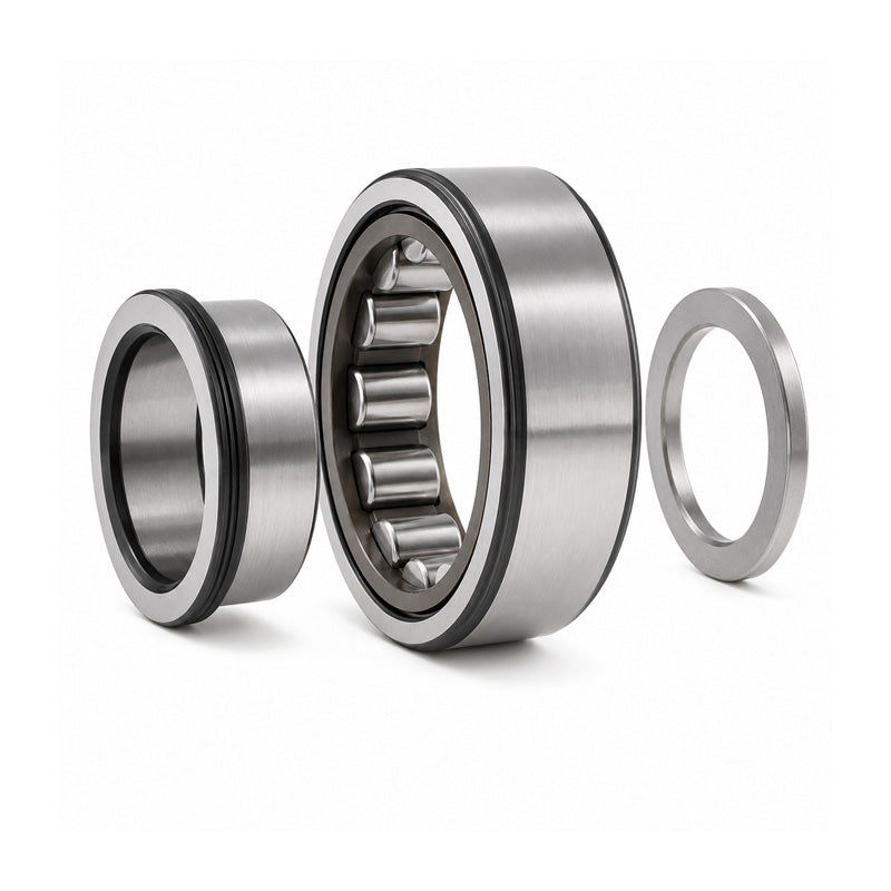 SKF NUP306ECPC3 Single Row Cylindrical Roller Bearing with Polyamide Cage 30x72x19mm
