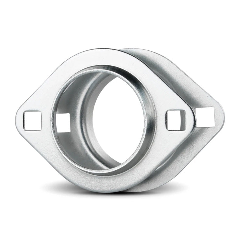 SSPFL-5 Pressed Stainless Steel 2 Bolt Oval Bearing Housing for SA and SB 205 Inserts