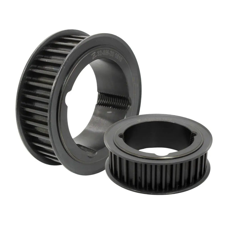PC14M-50S-37 - 14mm Pitch 50 Tooth Polychain and Synchrochain Steel Taper Bore Timing Belt Pulley for 37mm Wide Belts