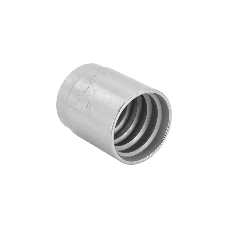 FLEXEQUIP/VOSS PF22 R1AT/R2AT Ferrule Fitting No Skive for Hoses 1/4 inch SAE - Allow 2-3 Days