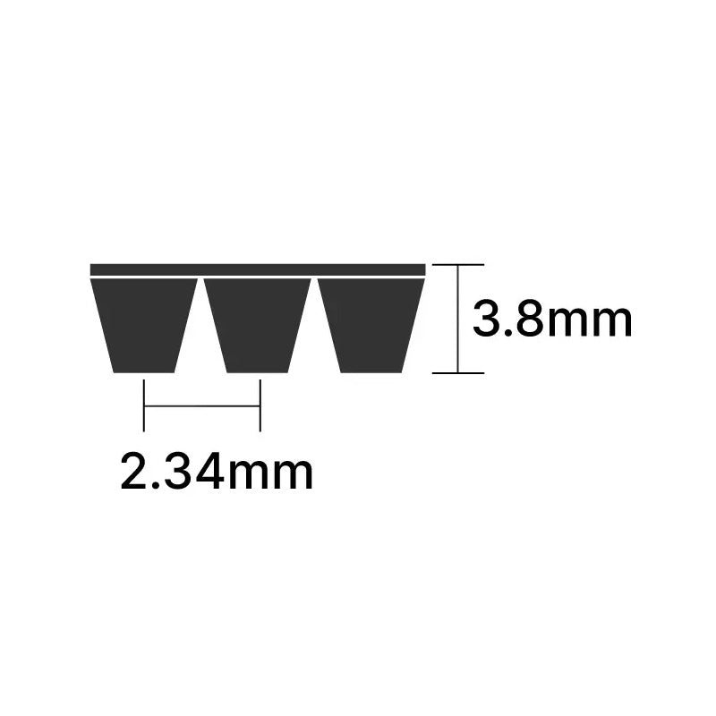 944PJ/372J Pix Poly V Multiple Ribbed Belt 944mm/37.2 inch Length with 7 Ribs Allow 2-3 Days