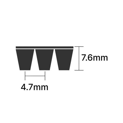 4191PL/1650L Pix Poly V Multiple Ribbed Belt 4191mm/165 inch Length with 14 Ribs Allow 2-3 Days