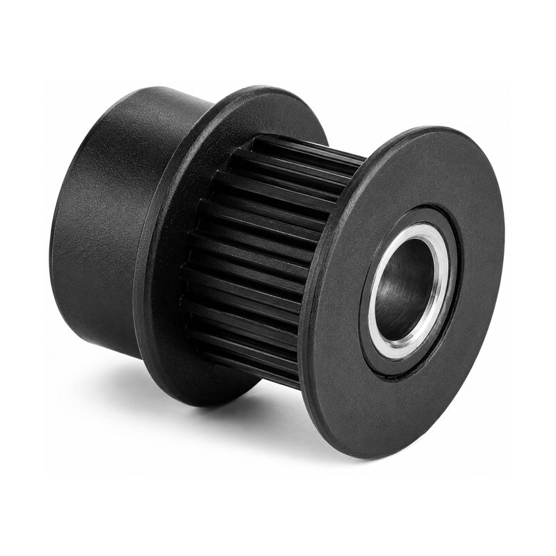 PP48-MXL-025MI - 0.08 inch Pitch 48 Tooth Pilot Bore Polycarbonate (Glass Filled) Timing Pulley with Brass Insert