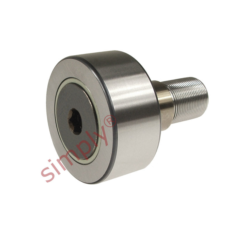 Budget PWKRE802RS Crowned Cam Follower with Eccentric Stud 80x35x35 M30x1.5 Thread