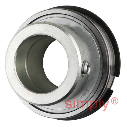 INA RAE40XLNPPNR Metric Parallel Outer Bearing Insert with P Seals and Slots in Outer Ring 40x80x43.8mm