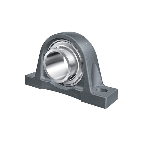 INA RASEY2-3/16 Cast Iron Plummer Block Housing with Grub Screw Insert 2-3/16 inch Bore