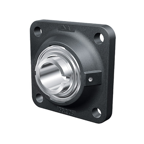 INA RCJL30XLN Four Bolt Cast Iron Square Housing with Drive Slot Insert 30mm Bore