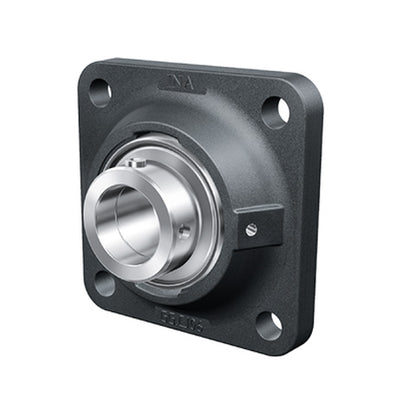 INA RCJY16XL Four Bolt Cast Iron Square Housing with Grub Screw Insert 16mm Bore