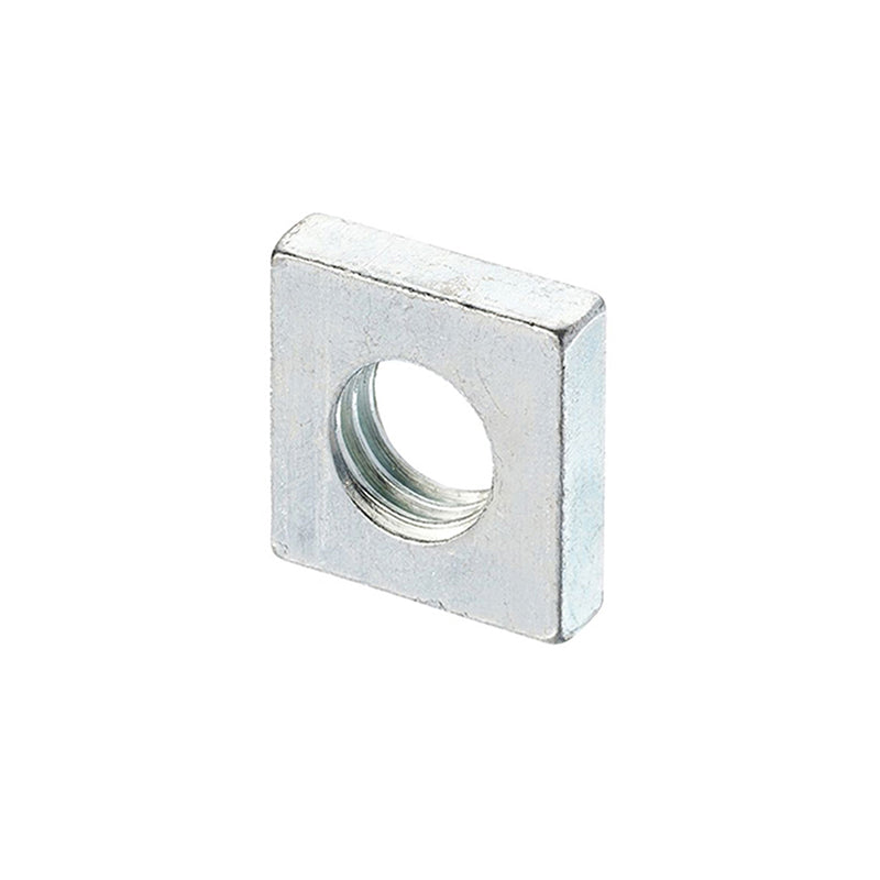 Unifix M5x8 - Class 6 Steel Square Roofing Nut ANSI/ASME B18.2.2 with 0.8mm Pitch and Bright Zinc Plated Finish - Allow 2-3 Days