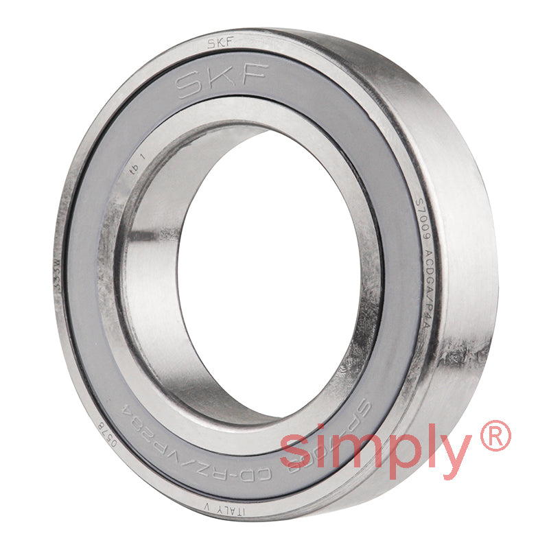 SKF S7009ACDGA/P4A Super Precision Sealed Angular Contact Spindle Bearing 45x75x16mm