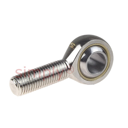Codex SALKAC14M Left Hand Steel / Bronze Lined Plain Male Rod End M14 Thread