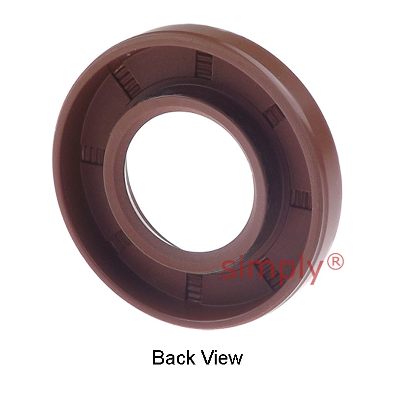 0.87x1.25x0.18 inch FKM Rubber Imperial Single Lip Rotary Shaft Oil Seal with Garter Spring
