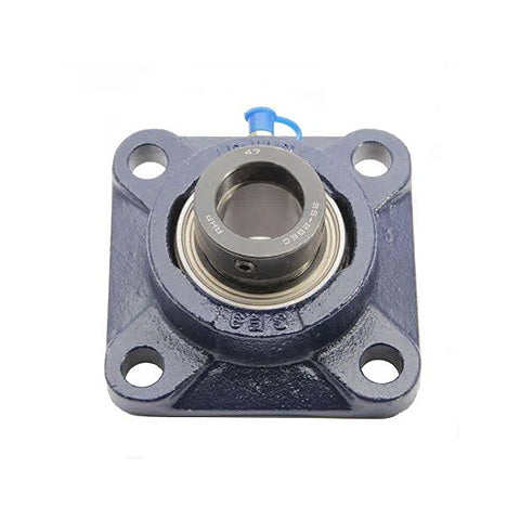 RHP SF7/8DEC Four Bolt Square Cast Iron Flange Housing and 7/8 inch Bore Eccentric Collar Full Width Insert