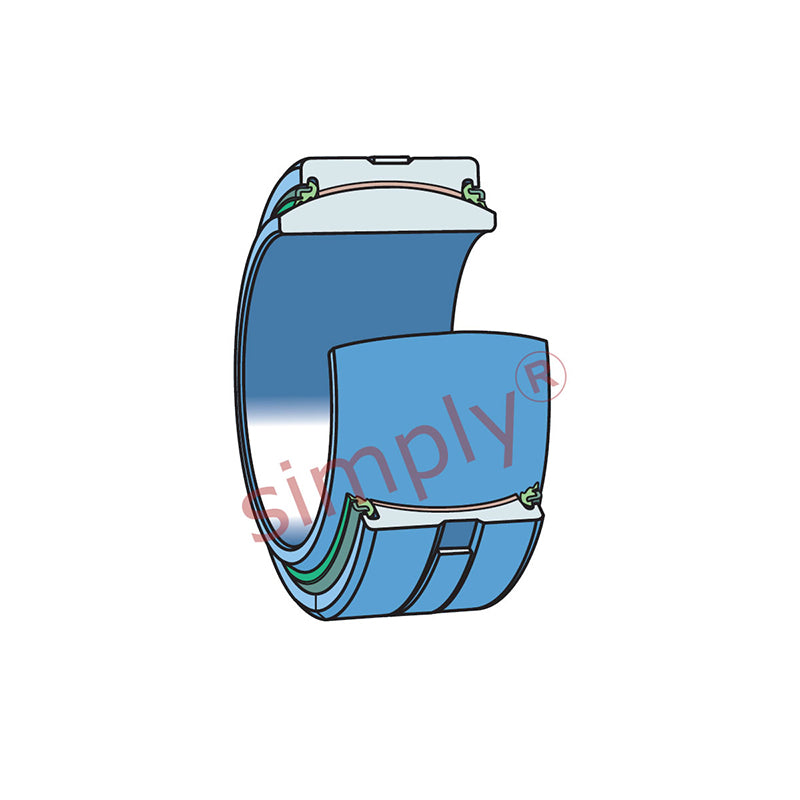 SKF GE180TXG3A2RS Maintenance Free Spherical Plain Bearing Steel / PTFE Fabric 180x260x105x80mm