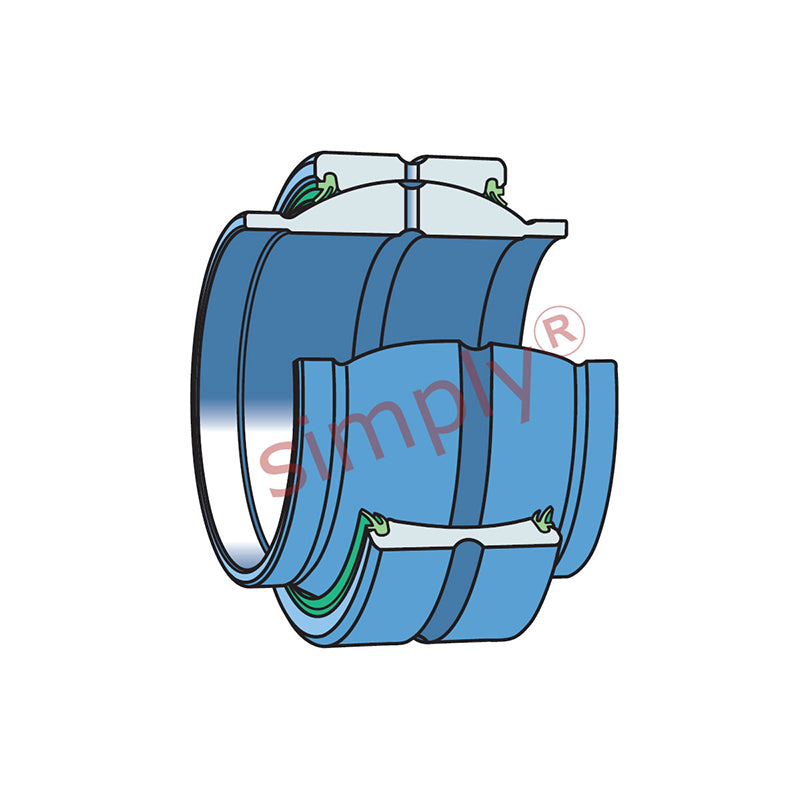 SKF GEM60ES2RS Extended Inner Spherical Plain Bearing 60x90x54x36mm