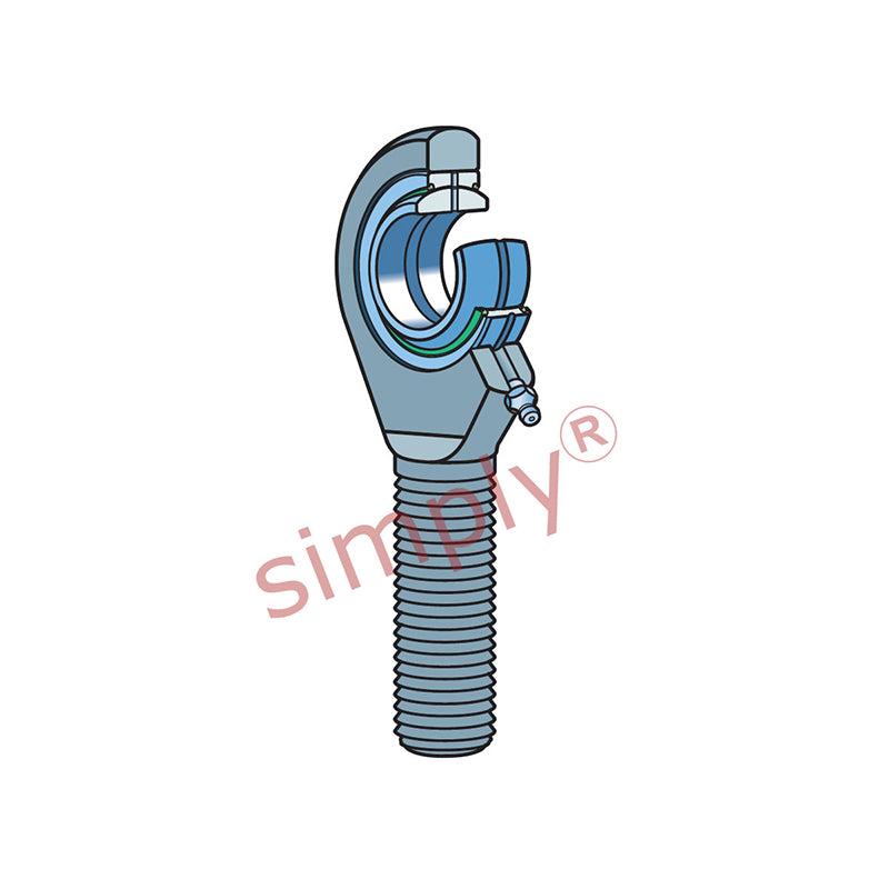 SKF SAA70ES2RS Right Hand Steel / Steel Plain Male Rod End M56x4 Thread
