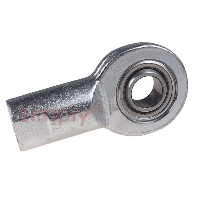 SKF SIL25C Left Hand Steel / PTFE Sintered Bronze Lined Plain Female Rod End M24x2 Thread