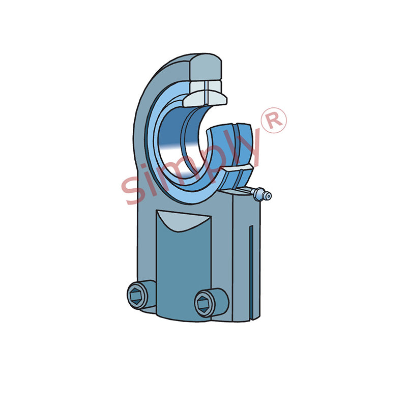 SKF SILJ25ES Left Hand Steel / Steel Clamp Type Female Rod End M16x1.5 Thread