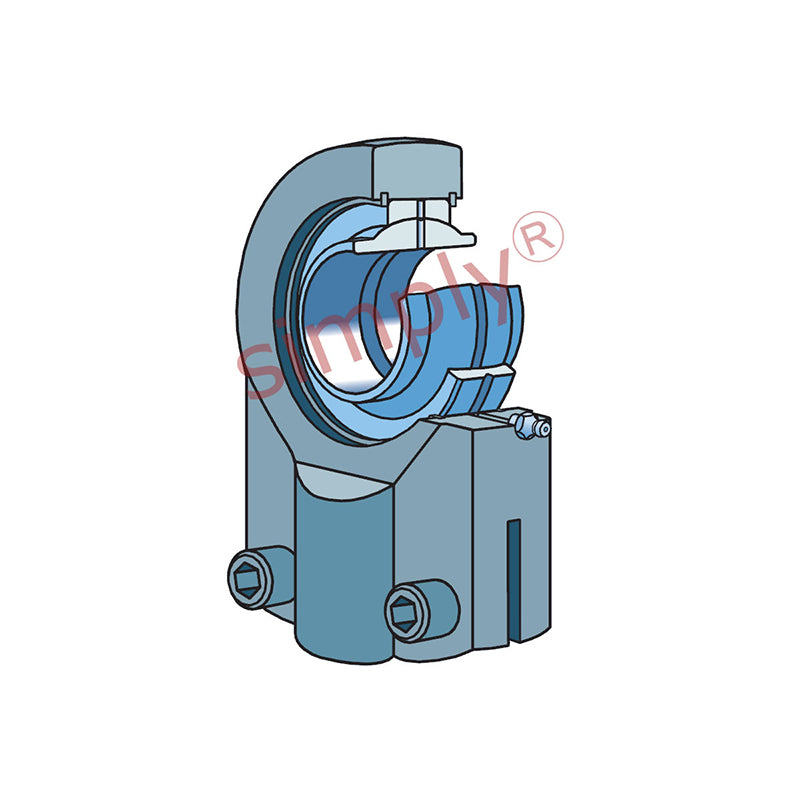 SKF SIQG200ES Right Hand Steel / Steel Clamp Type Female Rod End M160x4 Thread