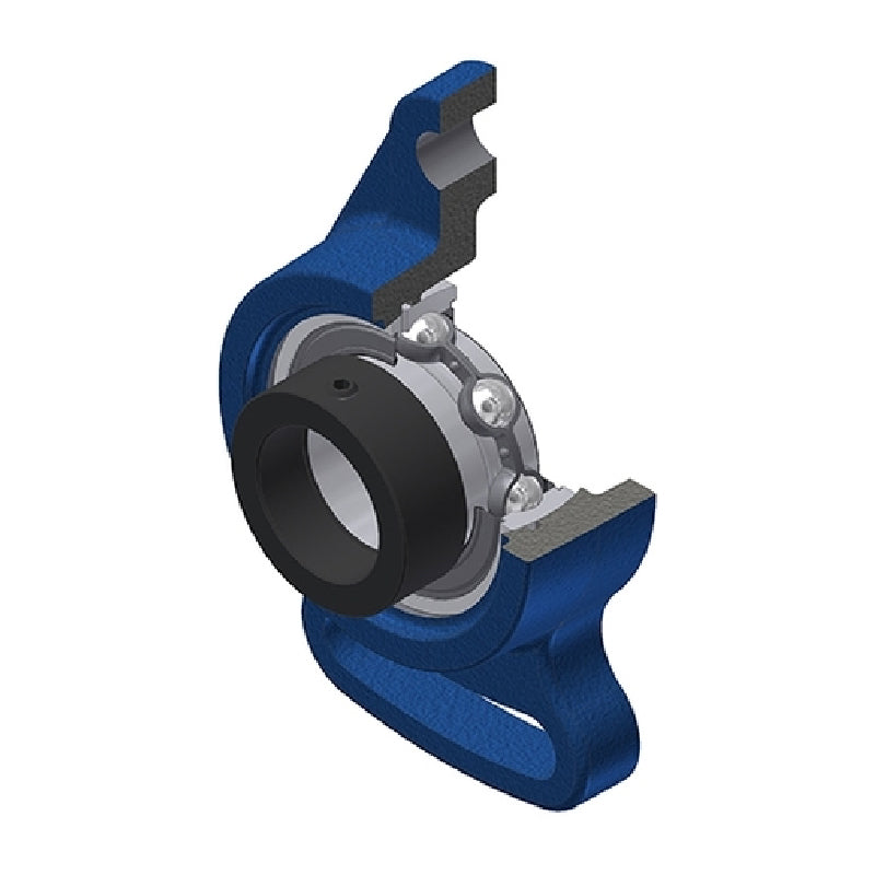 SNR ESFA204 Metric Cast Iron Adjustable Flange Unit with Eccentric Collar Insert 20mm Bore - Allow 2-3 Days