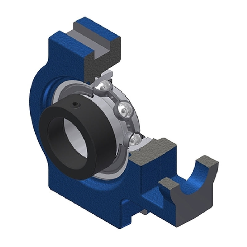SNR EST204 Metric Cast Iron Take Up Unit with Eccentric Collar Insert 20mm Bore - Allow 2-3 Days