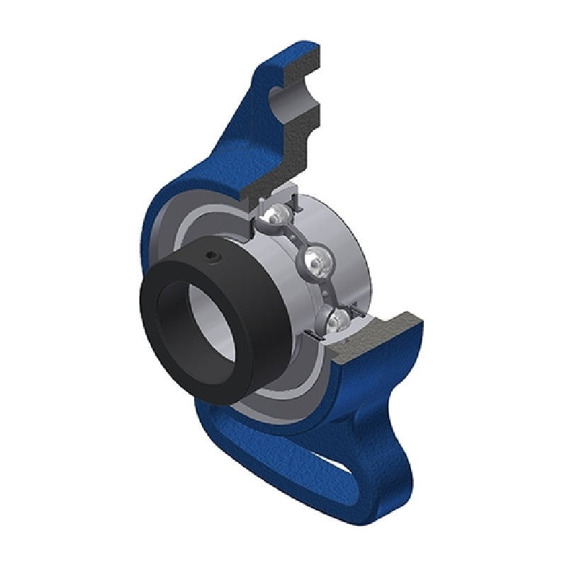 SNR EXFA204N Metric Cast Iron Adjustable Flange Unit with Eccentric Collar Insert 20mm Bore - Allow 2-3 Days