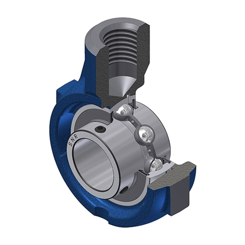 SNR UCEHE207-22 Imperial Cast Iron Hanger Bearing Unit with 1-3/8 inch Bore Insert - Allow 2-3 Days