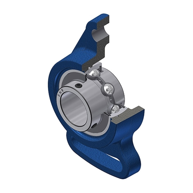SNR UCFA208 Metric Cast Iron Adjustable Flange Unit with 40mm Insert - Allow 2-3 Days
