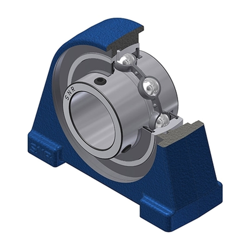 SNR UCPAE204N Threaded Base Small Footprint Metric Pillow / Plummer Block Housing Supplied with 20mm Bore Insert - Allow 2-3 Days