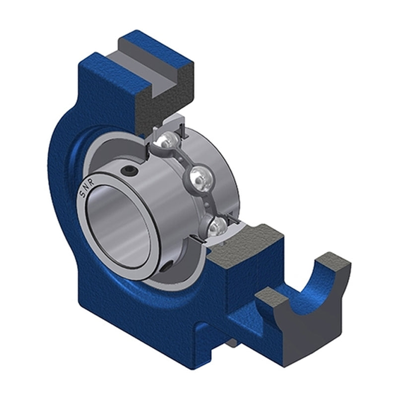 SNR UCT314 Metric Cast Iron Take Up Unit with 70mm Bore Bearing Unit - Allow 2-3 Days