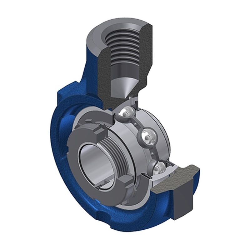 SNR UKEHE210H Metric Cast Iron Hanger Bearing Unit with 45mm Bore Insert and Adaptor Sleeve - Allow 2-3 Days