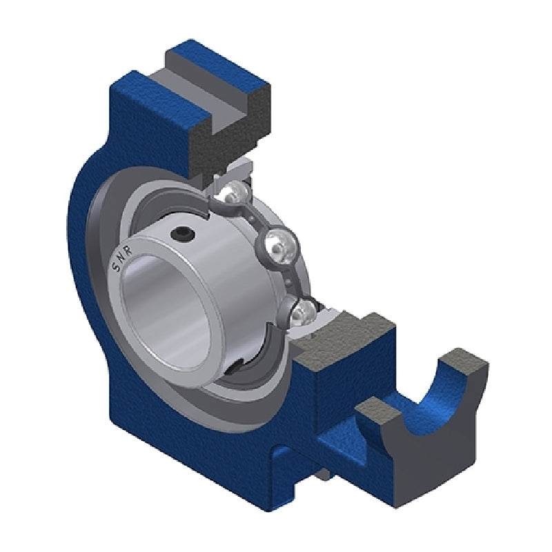 SNR UST205N Metric Cast Iron Take Up Unit with 25mm Bore Bearing Unit - Allow 2-3 Days